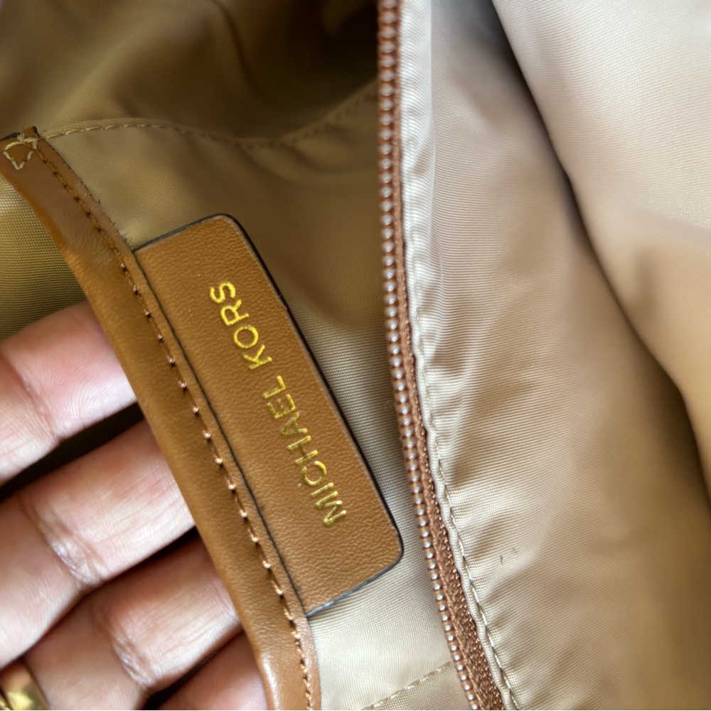 Michael Kors Olive and Tan Men's Backpack  #018 - Picture 13 of 15